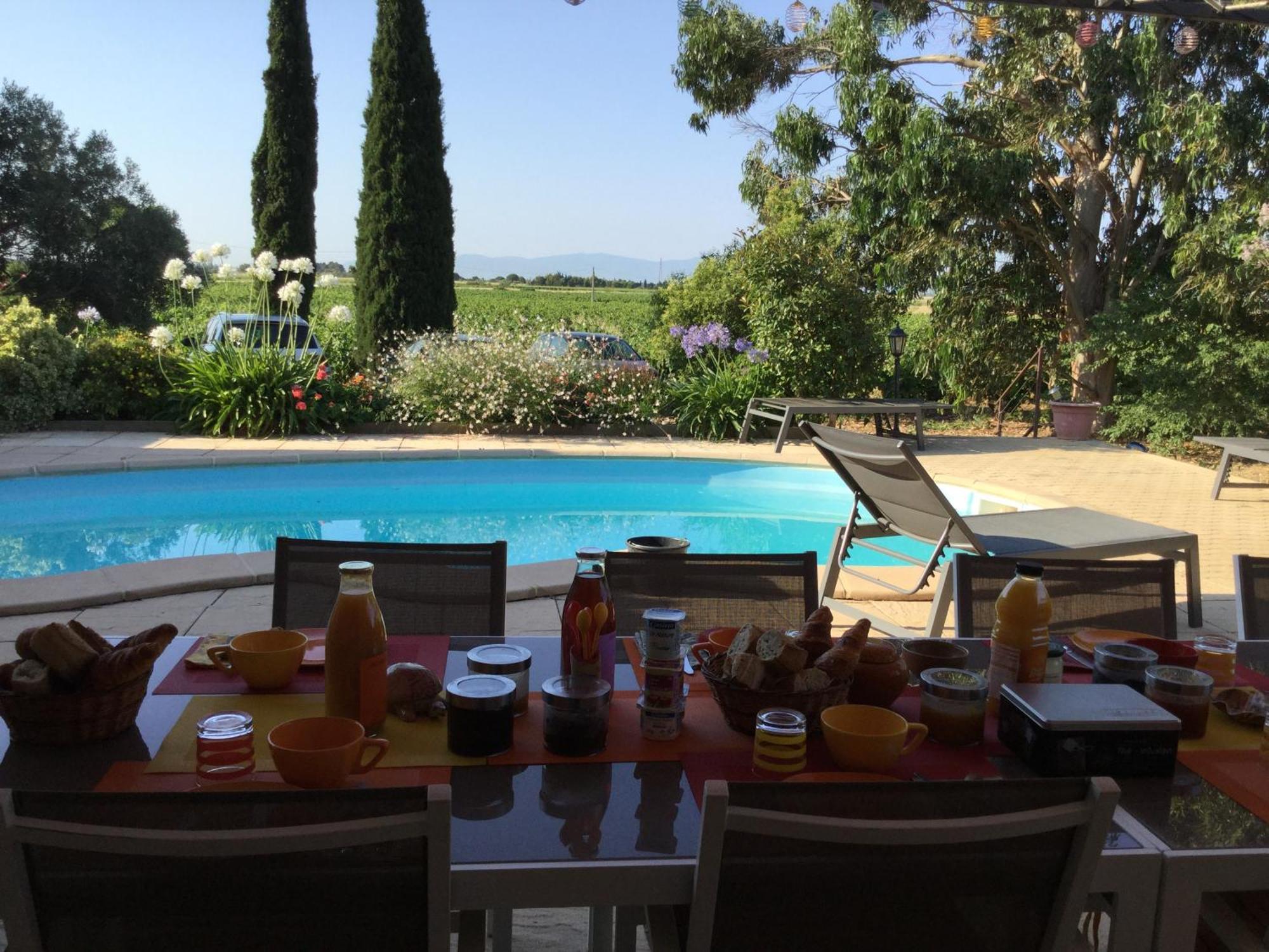 Mas Soleil Et Vignes Bed and Breakfast Saint-Hippolyte  Εξωτερικό φωτογραφία
